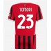 AC Milan Fikayo Tomori #23 Dámské Domácí Dres 2024-25 Krátkým Rukávem